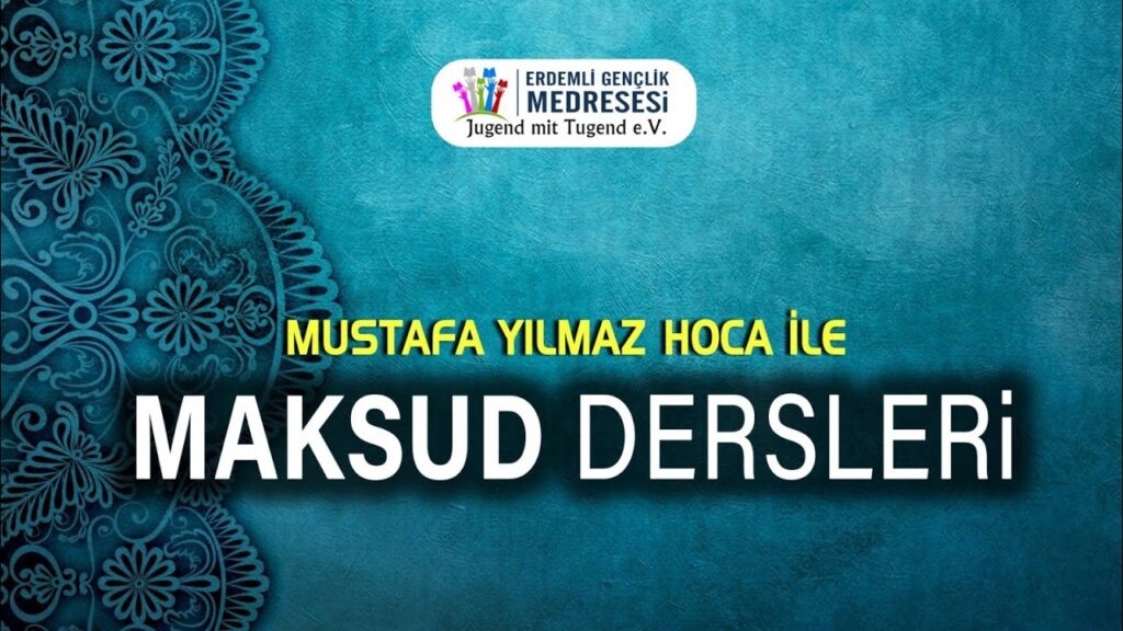 MAKSUD 1.Ders 30 Babin taksimi