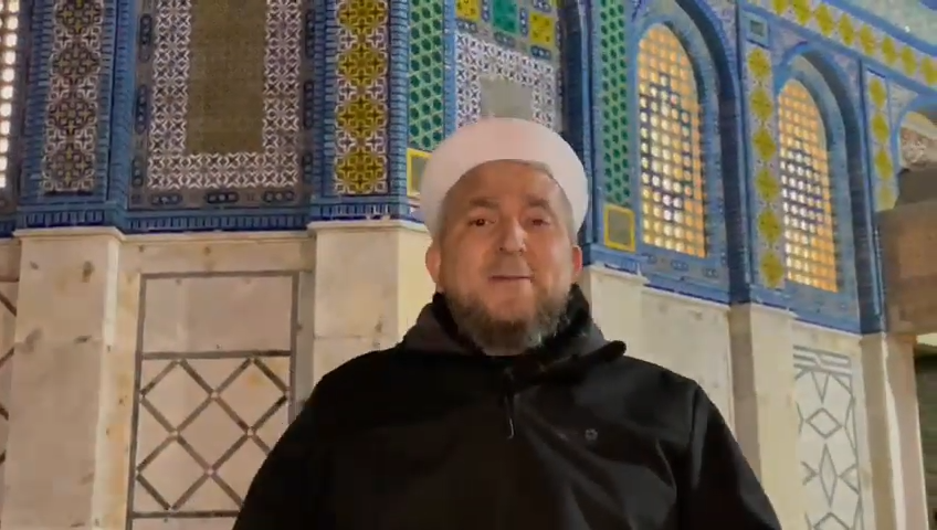 Mescidi Aksadan Herkese selamlar